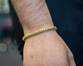 10K Gold Rounded Franco Bracelet (Regular) - 6.0MM - White Carat - USA & Canada